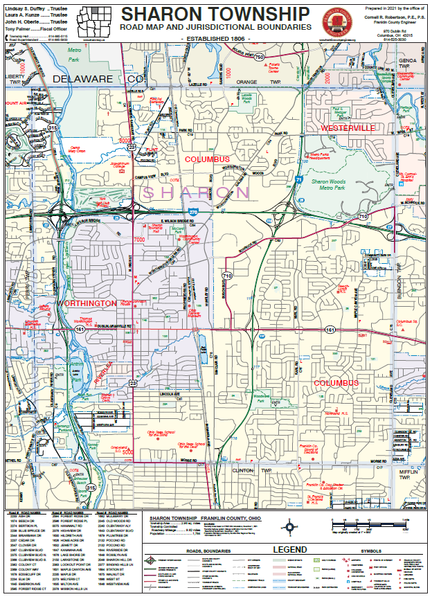 Townships In Franklin County Ohio Township Maps – Franklin County Engineer's Office