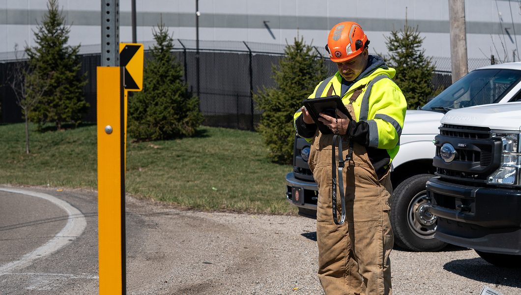 Business permitting driveway